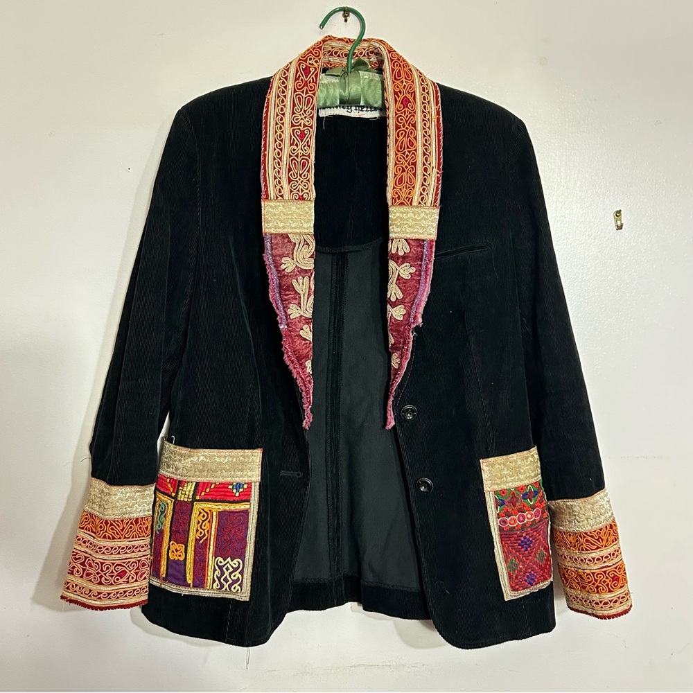 Nancy Heller? Embellished Corduroy Blazer